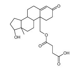 testosterone-19-hemisuccinate Structure