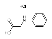 N-phenylglycine hydrochloride结构式