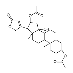 gitoxigenin 3,16-diacetate Structure