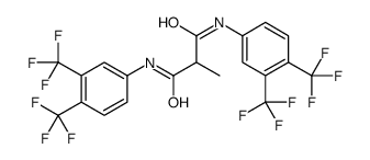 N,N'-bis[3,4-bis(trifluoromethyl)phenyl]-2-methylpropanediamide结构式