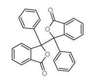 3-(3-oxo-1-phenyl-isobenzofuran-1-yl)-3-phenyl-isobenzofuran-1-one Structure