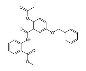 2-Acetoxy-5-benzyloxy-2'-methoxycarbonylbenzanilide Structure
