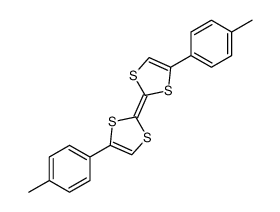 (Z)-4,4'-Di-p-tolyl-[2,2']bi[[1,3]dithiolylidene]结构式