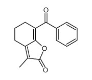7-benzoyl-3-methyl-5,6-dihydro-4H-1-benzofuran-2-one Structure