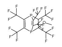 2,3,5,6,7,8-hexakis(trifluoromethyl)-7-methoxy-1,4-diphosphabicyclo[2.2.2]octa-2,5-diene Structure