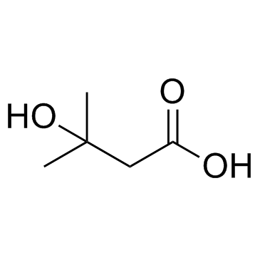 β-羟基异戊酸结构式