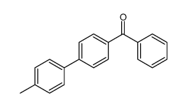 (4’-甲基联苯-4-基)(苯基)甲酮结构式