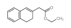 ethyl 2-(3,4-dihydronaphthalen-2-yl)acetate结构式
