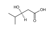 (S)-(-)-3-hydroxy-4-methylpentanoic acid Structure