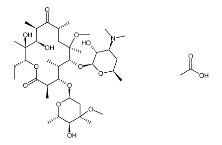 clarithromycin acetate Structure