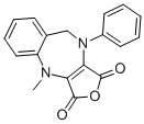4-methyl-10-phenyl-9,10-dihydro-4h-2-oxa-4,10-diaza-benzo[f]azulene-1,3-dione结构式