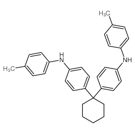 4,4'-cyclohexylidenebisN-(4-methylphenyl)-Benzenamine结构式