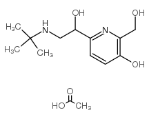 Pirbuterol Acetate structure