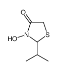 4-Thiazolidinone,3-hydroxy-2-(1-methylethyl)-(9CI)结构式