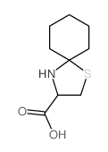 1-硫-4-氮杂螺[4.5]癸烷-3-羧酸盐酸盐结构式