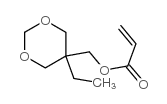 丙烯酸(5-乙基-13-二氧六环-5-基)甲酯结构式