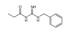 N-Benzyl-N'-propionylguanidine结构式