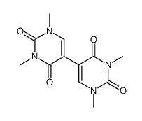 1,1',3,3'-Tetramethyl-5,5'-bipyrimidine-2,2',4,4'(1H,1'H,3H,3'H)-tetrone结构式