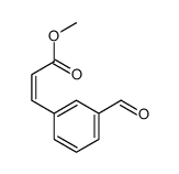 methyl 3-(3-formylphenyl)prop-2-enoate结构式