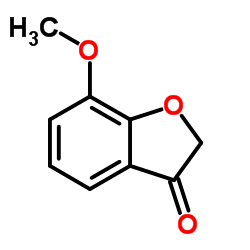 7-甲氧基-3(2H)-苯并呋喃酮结构式