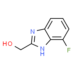 1H-Benzimidazole-2-methanol,4-fluoro- (9CI) Structure