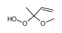 1-methoxy-1-methyl-allyl hydroperoxide结构式