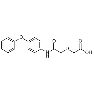 2-(2-氧代-2-((4-苯氧基苯基)氨基)乙氧基)乙酸结构式