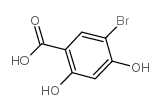 5-溴-2,4-二羟基苯酸结构式
