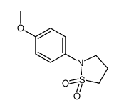 2-(4-Methoxyphenyl)isothiazolidine 1,1-dioxide结构式