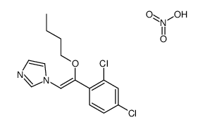 1-[(Z)-2-butoxy-2-(2,4-dichlorophenyl)ethenyl]imidazole,nitric acid结构式