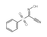 2-HYDROXYIMINO-2-(PHENYLSULFONYL)ACETONITRILE Structure