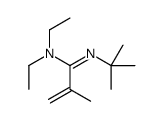 N'-tert-butyl-N,N-diethyl-2-methylprop-2-enimidamide结构式