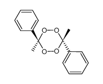 acetophenone cyclic diperoxide Structure