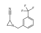 1-[[3-(trifluoromethyl)phenyl]methyl]aziridine-2-carbonitrile结构式
