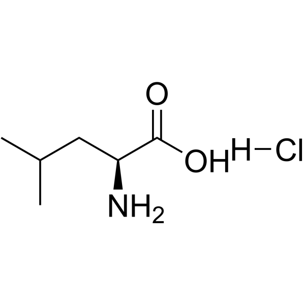 L-亮氨酸盐酸盐结构式