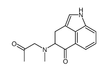4-(methyl(2-oxopropyl)amino)-3,4-dihydrobenzo[cd]indol-5(1H)-one Structure