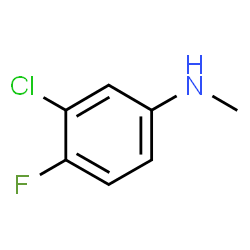 3-Chloro-4-fluoro-N-methylaniline Structure