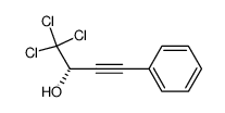 (S)-1-trichloromethyl-3-phenyl-2-propyn-1-ol Structure