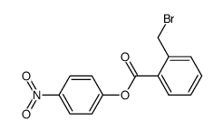 α-bromo-p-nitrophenyl o-toluate Structure