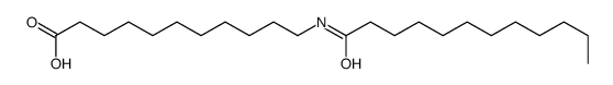 11-(dodecanoylamino)undecanoic acid Structure