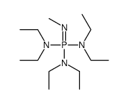 N-[bis(diethylamino)-methylimino-λ5-phosphanyl]-N-ethylethanamine结构式