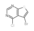 5-溴-4-氯噻吩并[2,3-d]嘧啶结构式