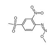 (Z)-1-methoxy-2-(4-(methylsulfonyl)-2-nitrophenyl)diazene Structure
