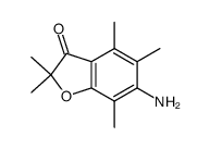 3(2H)-Benzofuranone,6-amino-2,2,4,5,7-pentamethyl-(9CI) Structure