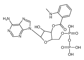 3'-O-(N-methylanthraniloyl)adenosine 5'-diphosphate Structure