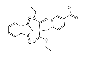(4-nitro-benzyl)-phthalimido-malonic acid diethyl ester结构式