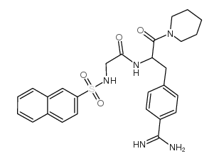 Nα-(2-萘磺酰基甘氨酰)-4-脒基-DL-苯丙氨酸胡椒脂图片