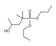 4-dipropoxyphosphoryl-4-methylpentan-2-ol Structure