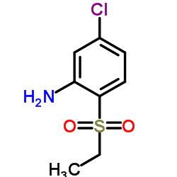 5-Chloro-2-(ethylsulfonyl)aniline Structure