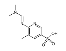 6-{[(E)-(dimethylamino)methylidene]amino}-5-methyl-3-pyridinesulfonic acid Structure